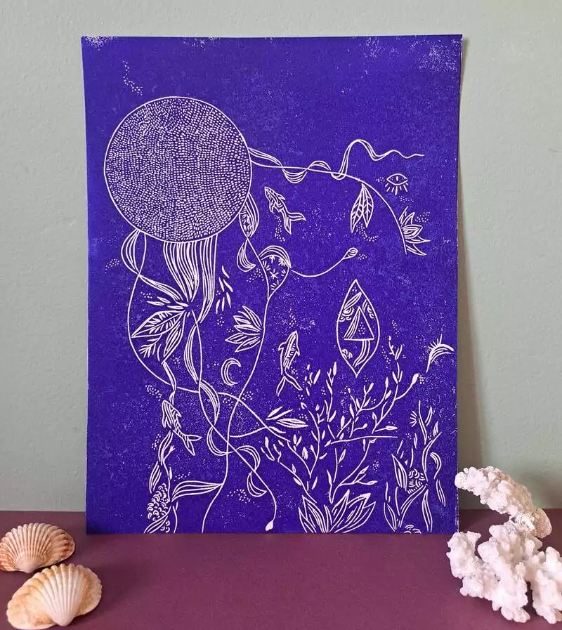 Sous la surface, mes yeux